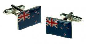 Cufflinks - New Zealand Flag
